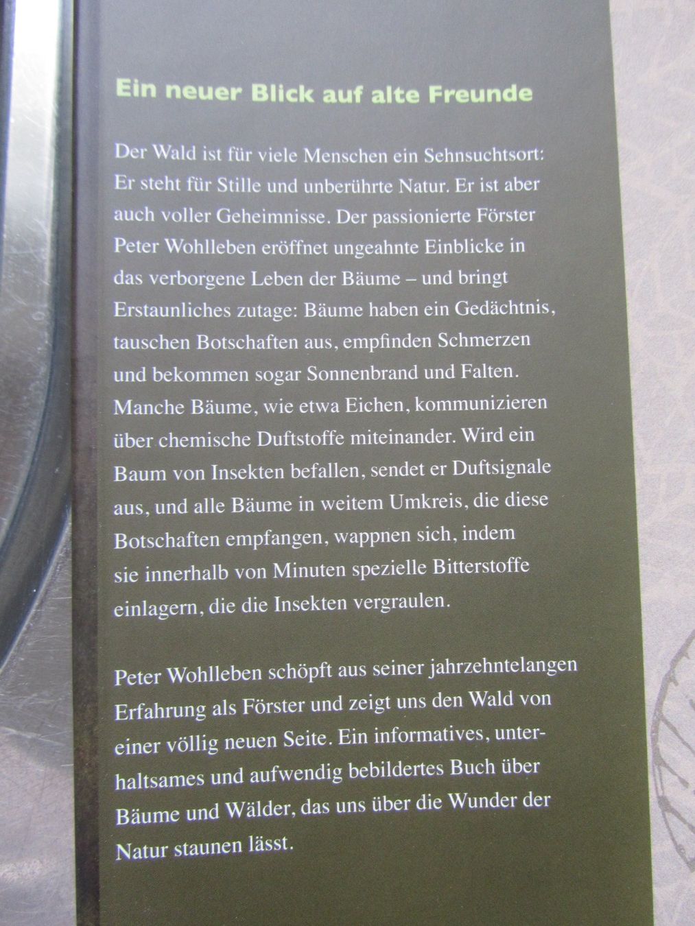 Bücher: Das geheime Leben der Bäume  - Peter Wohlleben – Gebraucht aus Seengen von  2