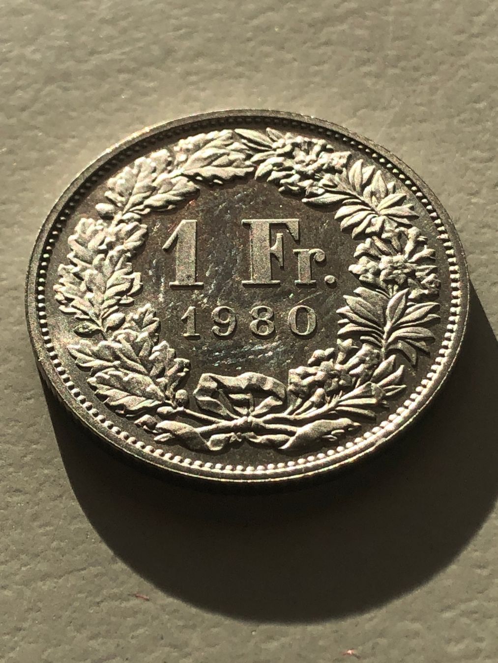 Toutes les monnaies: 1 Fr. 1980 – D'occasion à Schötz par Odpa