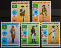 Mauretanien Kat. 528-532 ** 1976 (200 Jahre USA)
