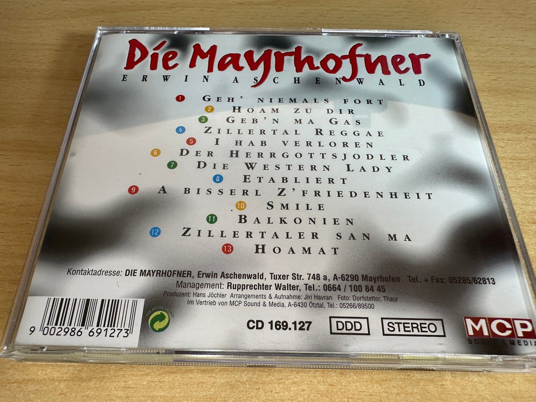CD: Die Mayrhofner – Hoam Zu Dir... – Usato da Rikon im Tösstal venduto da Alpenmutz 1