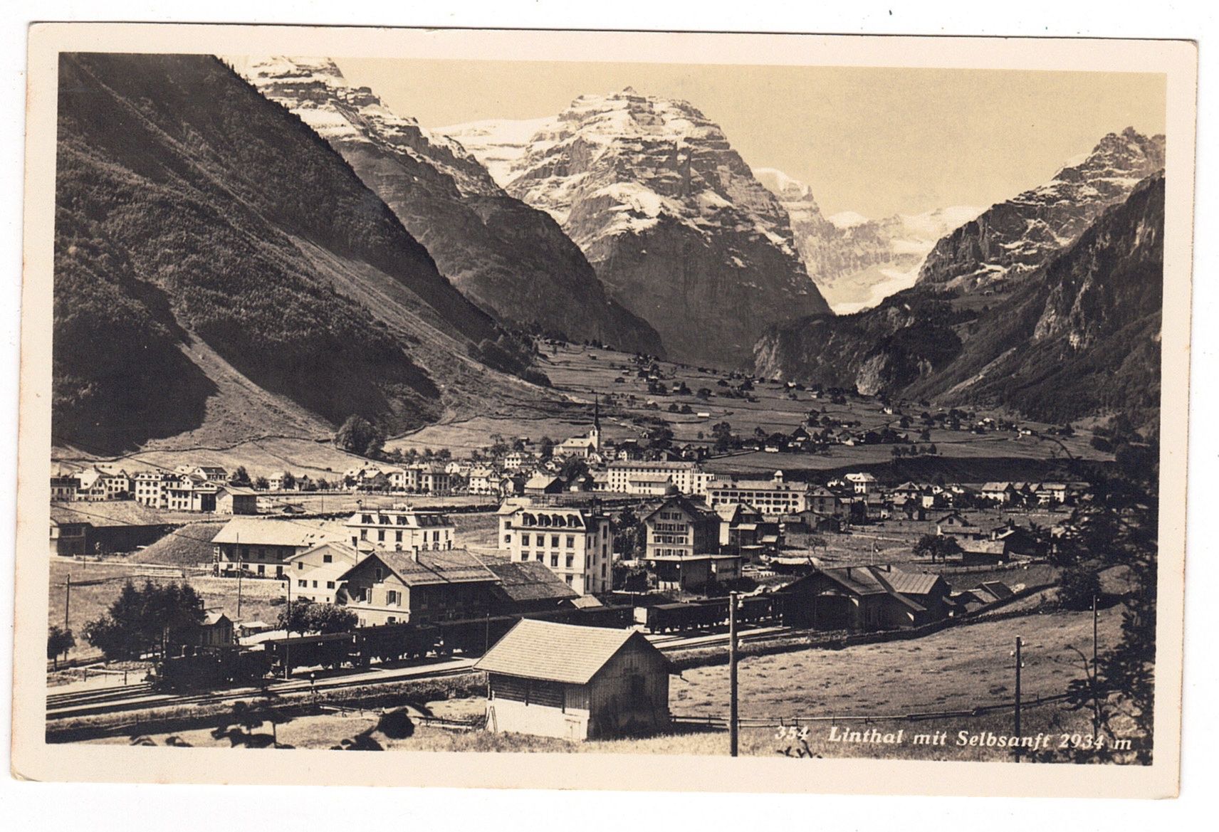 Cartoline postali: Linthal mit Selbsanft – Usato da La Tour-de-Peilz venduto da amjust