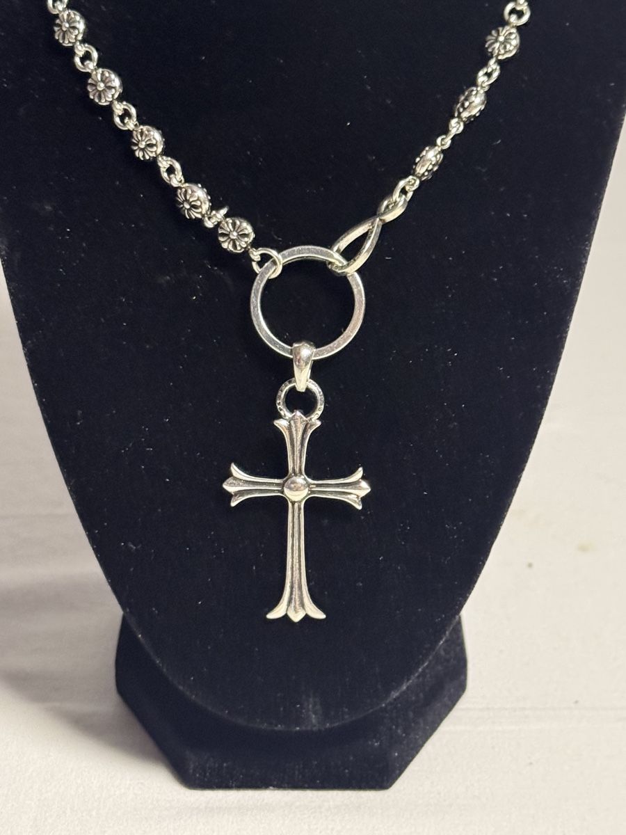 Chrome Hearts Catenine: Chrome Hearts Cross Pendant Necklace  – Nuovo e nell'imballaggio originale da Caviano venduto da reselleo21 1