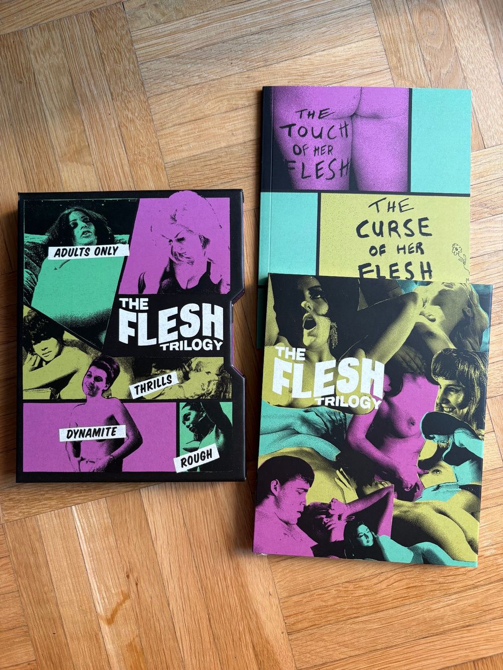 Alle DVDs: Michael Findlay's "Flesh" Trilogy - mit Slipcase - Blu-ray – Gebraucht aus Zürich von Malcom 2