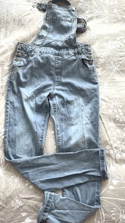 Salopette en Jean Délavé, Taille 36- Parfaite pour l'été