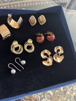 Konvolut 6 Paar Ohrringe, Modeschmuck