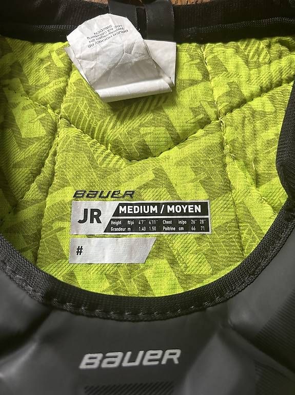 Schutz & Schoner: Bauer Brustpanzer X3 Vapor Junior Medium Grösse – Gebraucht aus Grindel von R_Pada 1