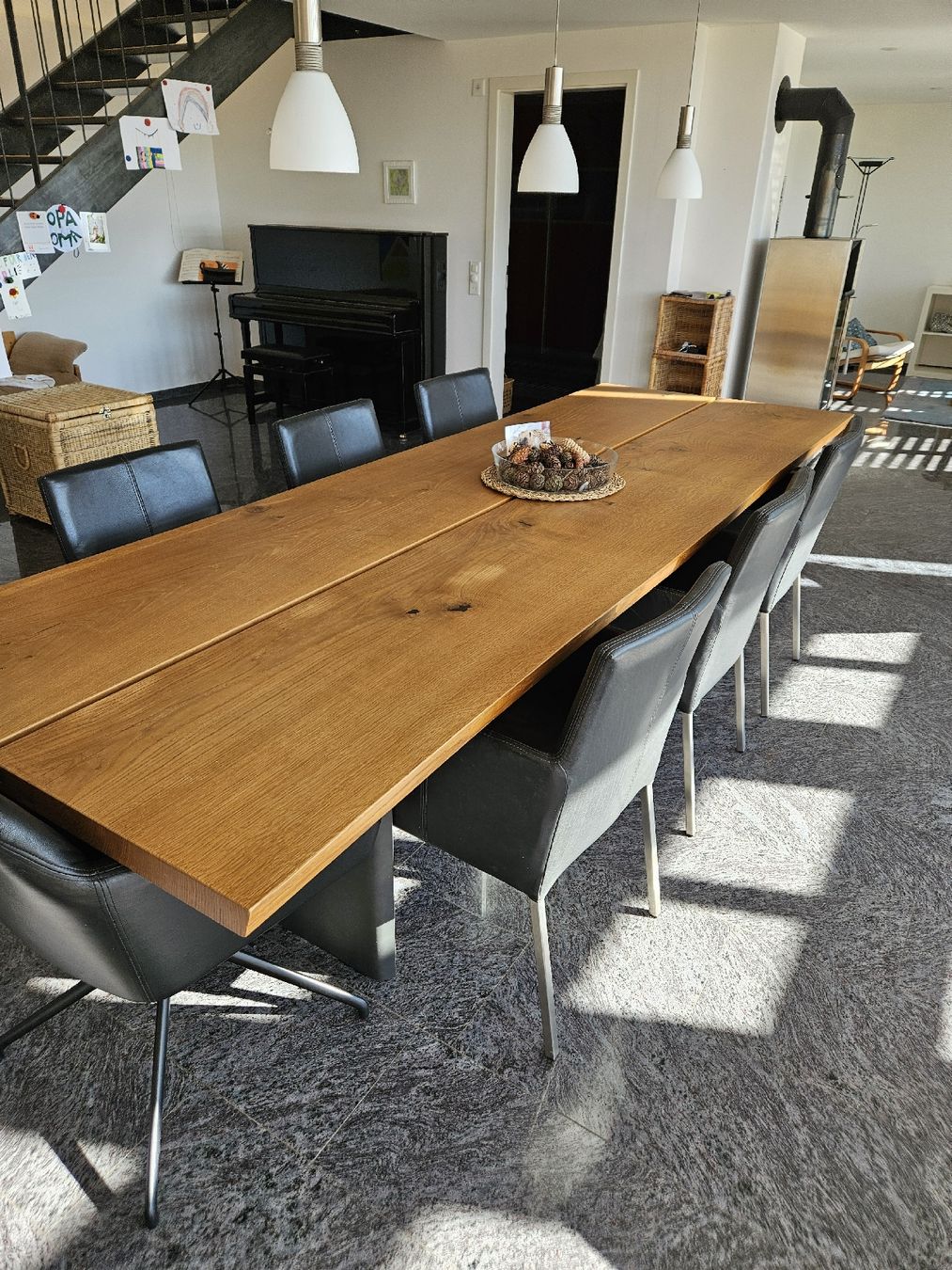 Interio Chaises: 6 Esszimmerstühle Kunstleder – D'occasion à Hosenruck par Toggi4 6