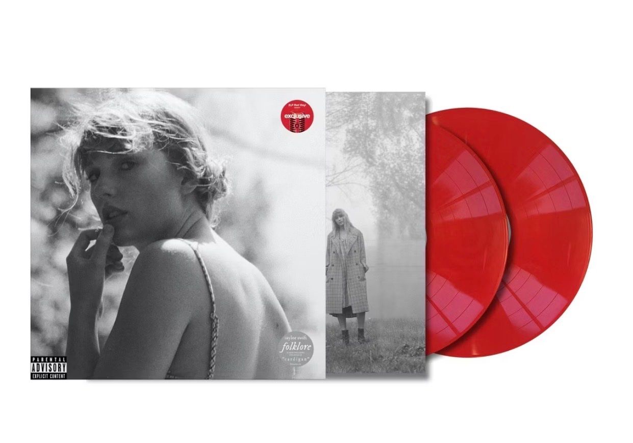 Dischi in vinile: Taylor Swift Folklore red Vinyl usa Import – Nuovo e nell'imballaggio originale da Oberrieden venduto da mat_v96j