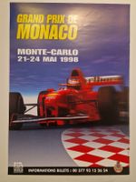 F1-Plakat vom Grand Prix von Monaco von 1998