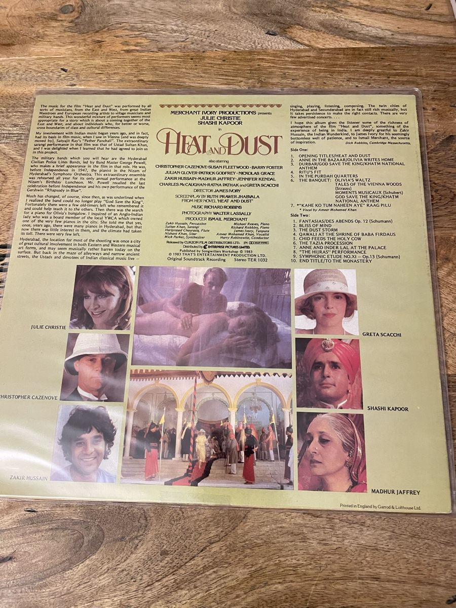 Dischi in vinile: Heat and Dust - Richard Robbins – Usato da Hombrechtikon venduto da baersandro 1