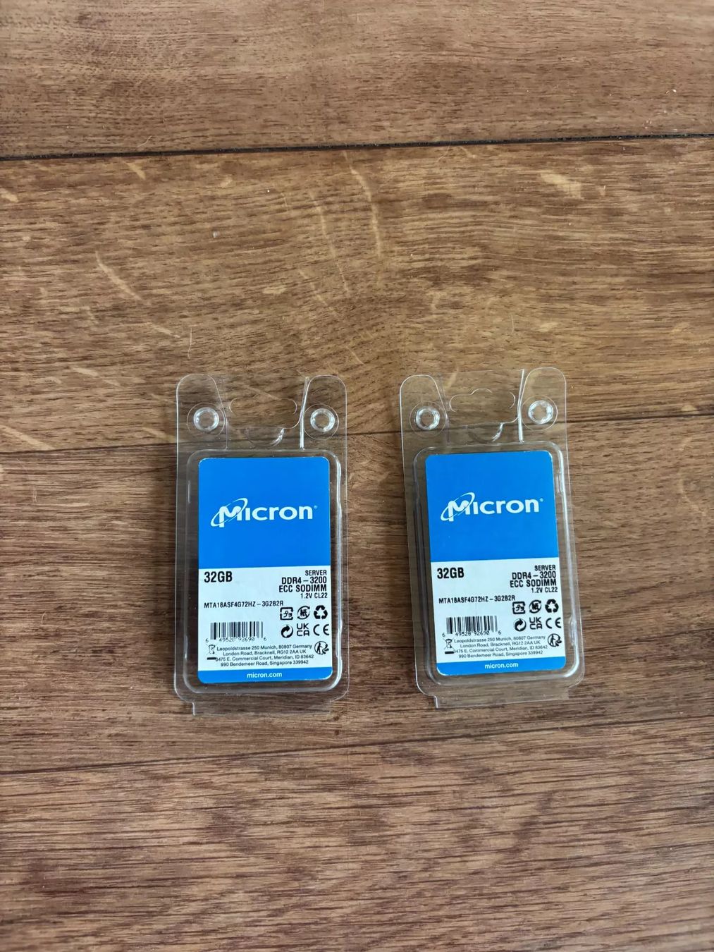 Memoria / RAM: Micron 32GB DDR4-3200 ECC SODIMM Server – Nuovo e nell'imballaggio originale da Muttenz venduto da due_z7qf
