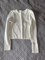 Pull Blanc Côtelé Taille M
