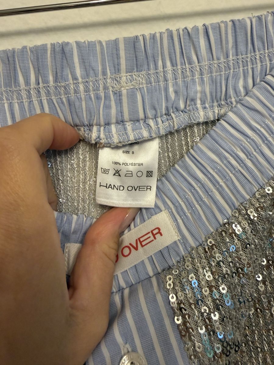 Pantaloni: Pantalon Hand Over, sequins argentés, taille S – Nuovo (secondo la descrizione) da Zürich venduto da liu_5dzz 2