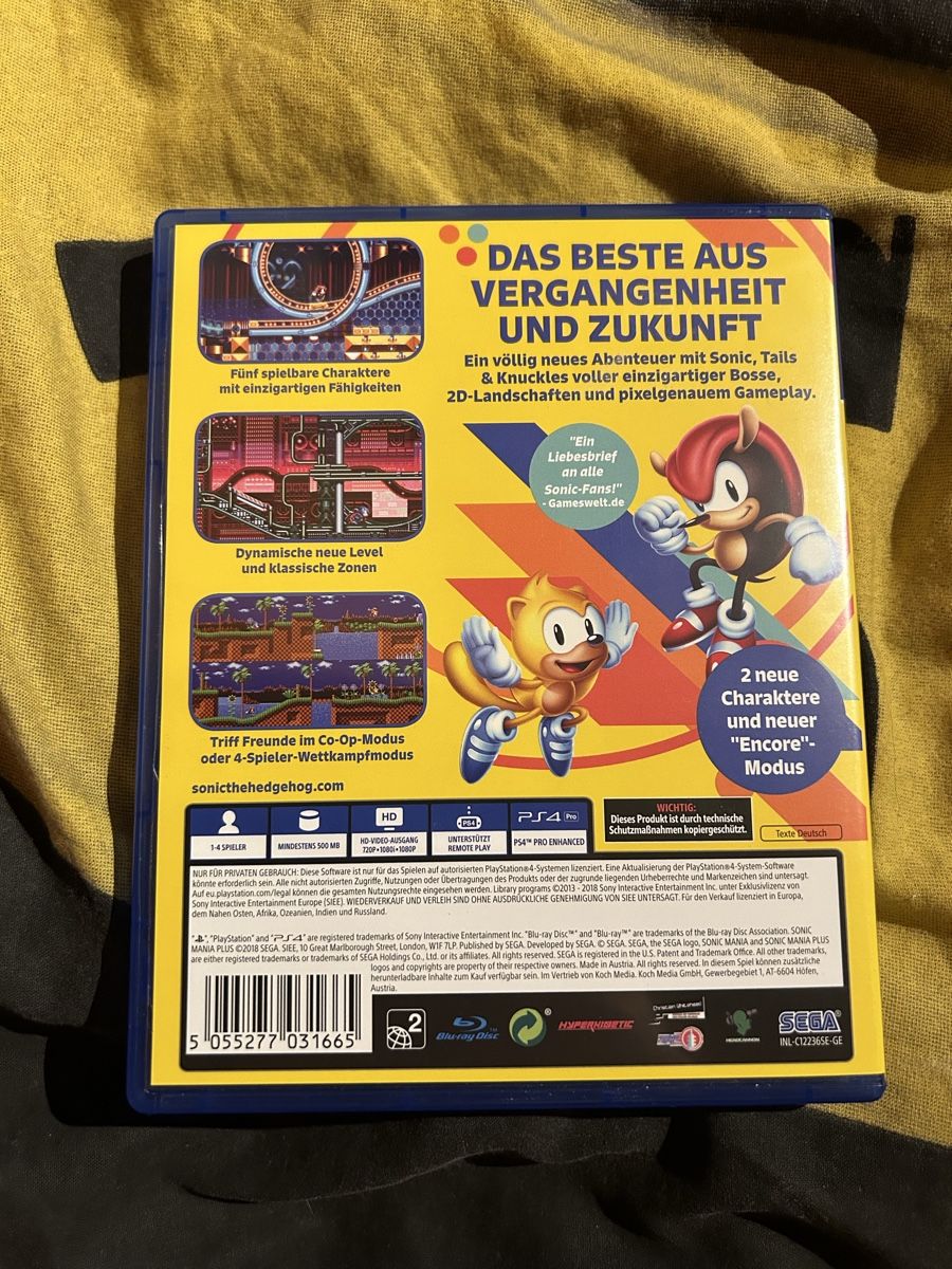 Sonic Spiele: Sonic Mania Plus & Sonic Forces Doppelpack PS4 Games! – Gebraucht aus Hauptwil von pat_22sj 4