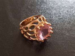 Vergoldet Ring, Grosse 8 (57)