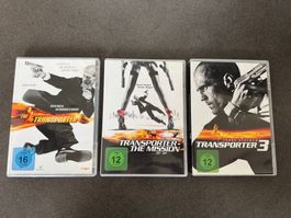 The Transporter 1-3 DVD SET 3 DVD's DE/EN Jason Stathan
