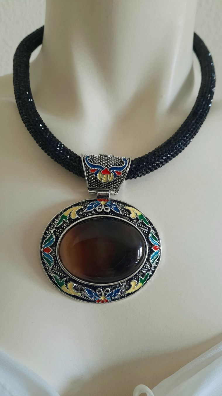 Anhänger: Choker mit Anhänger – Neu und originalverpackt aus Oberglatt ZH von nat_c6k7