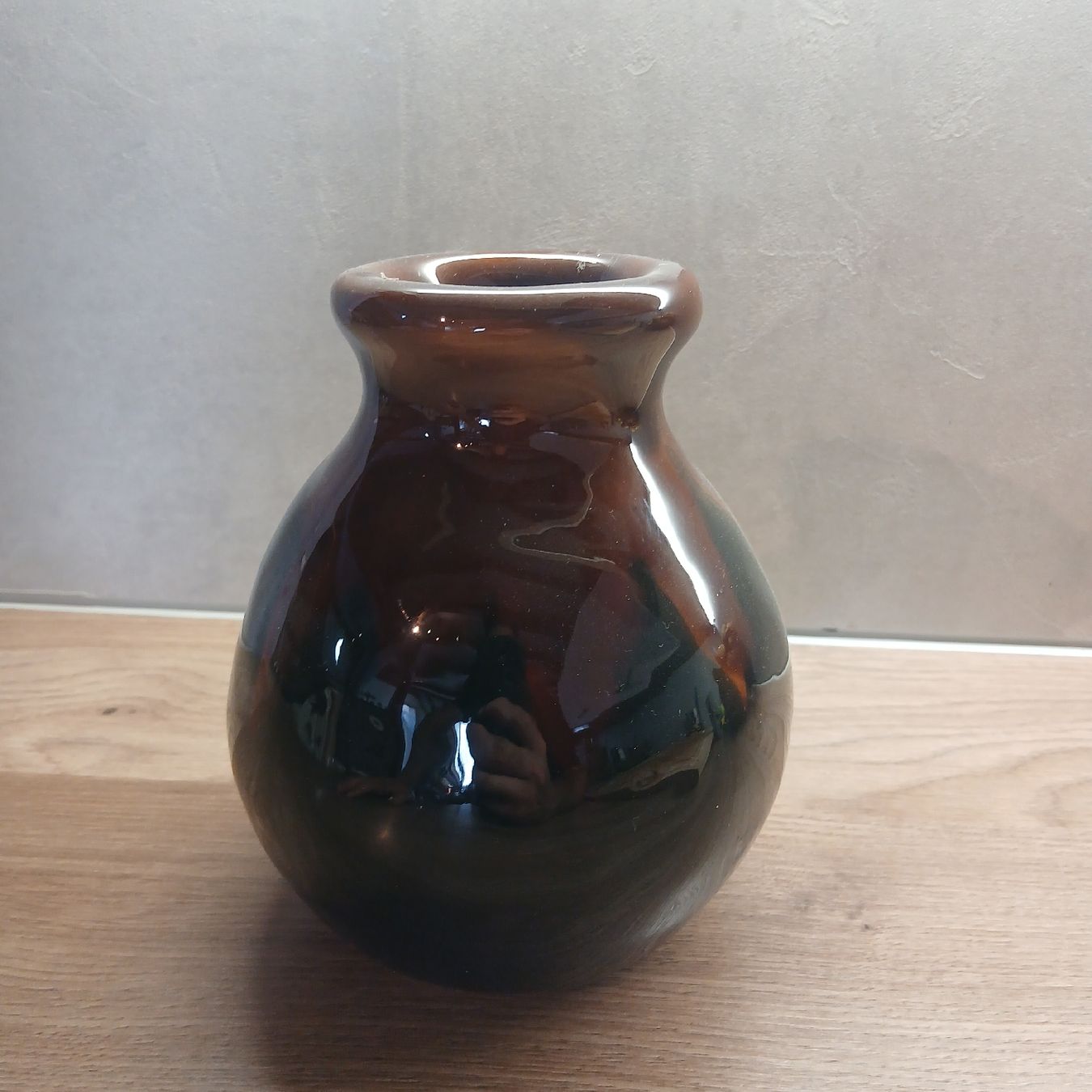 Vasi & Recipienti: Braune bauchige Vase, Keramik – Usato da Rapperswil SG venduto da Danii008