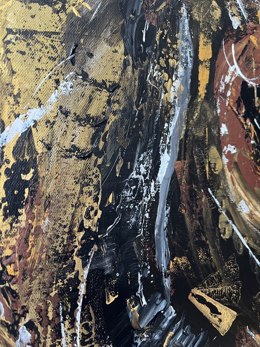 Dipinti: Goldig abstraktes Acrylgemälde 50x60 Einzelstück – Nuovo (secondo la descrizione) da Hochdorf venduto da Jasminurschel 7