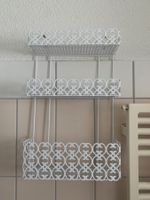 Metaltex Kosmetikregal / Badezimmer Wandregal, weiss