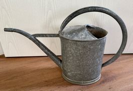 Kleine antike Zink Giesskanne 4 Liter