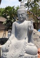 Riesen Buddha Skulptur Budha Steinskulptur Statue Garten