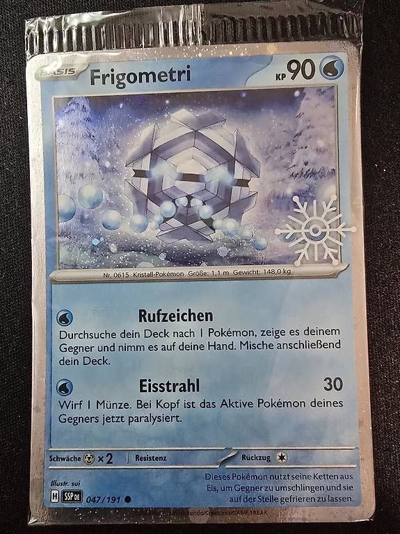 Pokémon Carte collezionabili: Pokemon Frigometri 047/191 Snowflake sealed – Nuovo e nell'imballaggio originale da Regensdorf venduto da E-Smiley