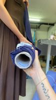 Stoff dunkelblau, Polostoff Baumwolle, Neuware