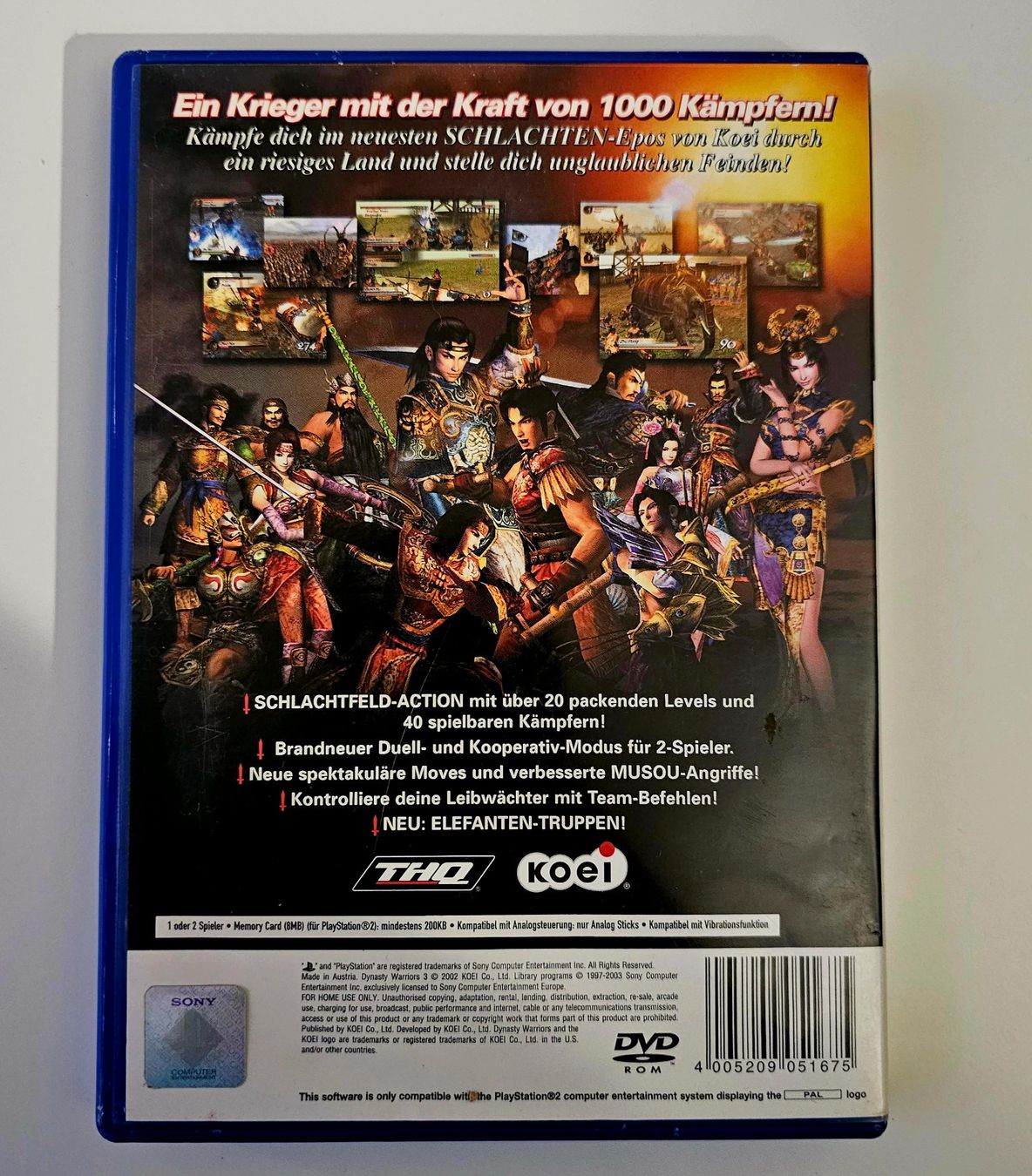 Sony Spiele: Dynasty Warriors 3 (PS2) – Gebraucht aus Holziken von Miglioregamesnmore 1