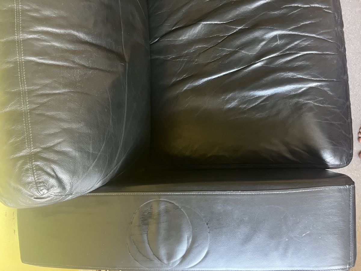 Sofas: schwarzes Ledersofa – D'occasion à Zürich par fiiiona 3