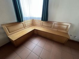 Eckbank Kirschholz handgefertigt