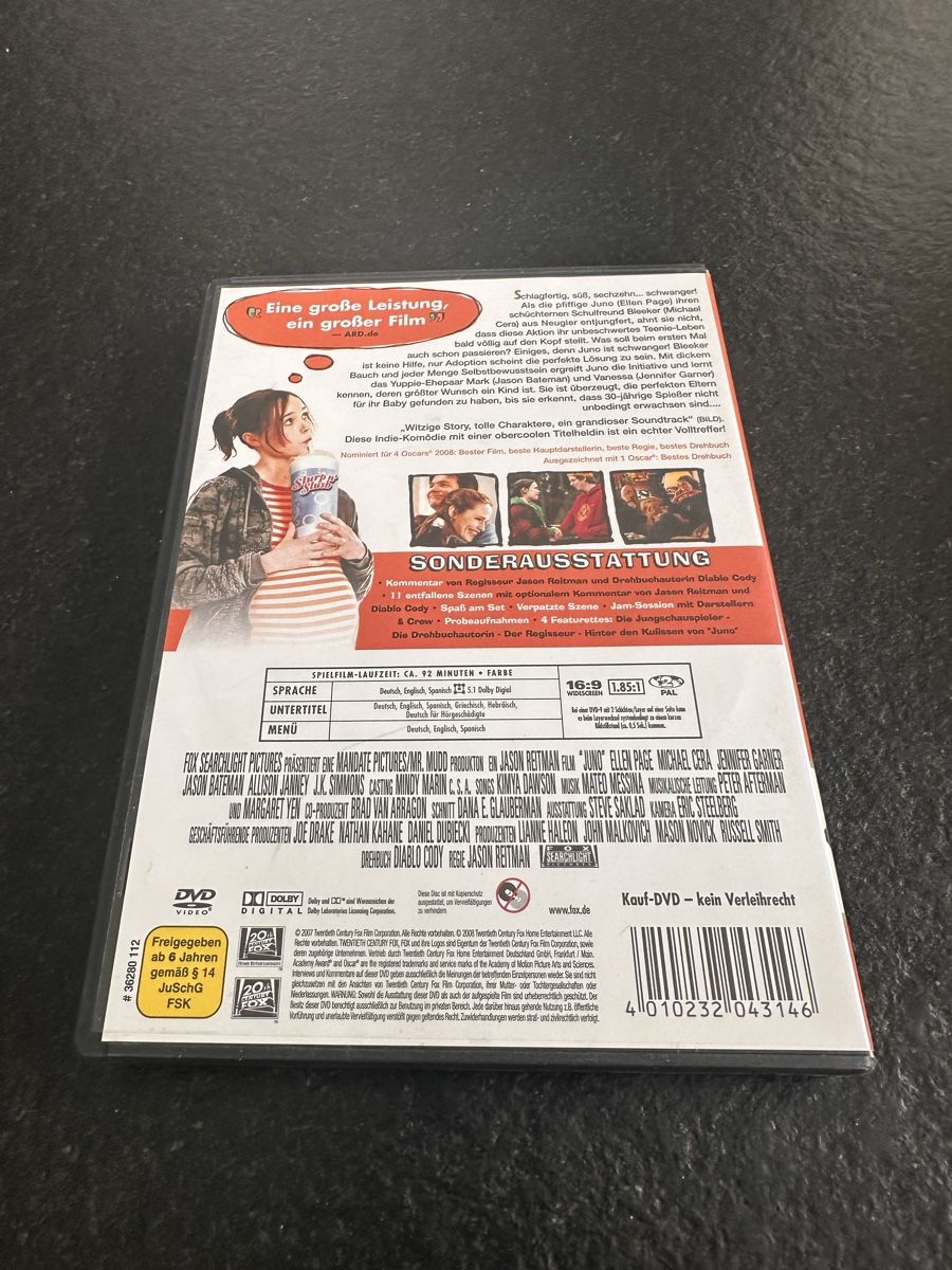 Tutti i DVDs: DVD Film: Juno – Usato da Flüelen venduto da sas_pl7j 1