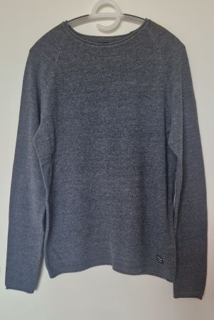 JACK&JONES Herren Longsleeve, grau, Gr. M, neuwertig