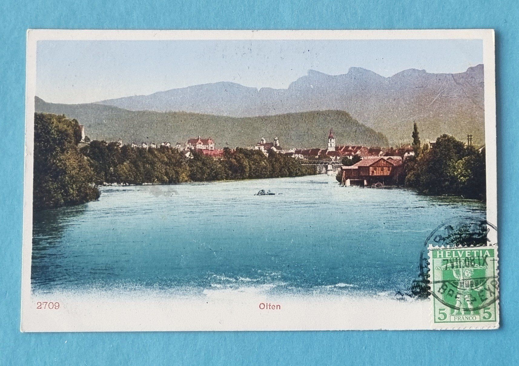 Cartoline postali: Olten - 1908 – Usato da Rothrist venduto da RROENK