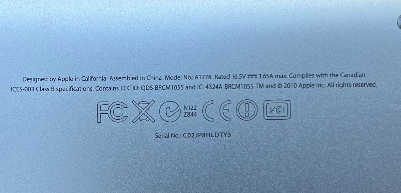 Apple Notebooks: Appli Mac Book Pro 13" – Defekt aus Wilen (Sarnen) von Somm 5