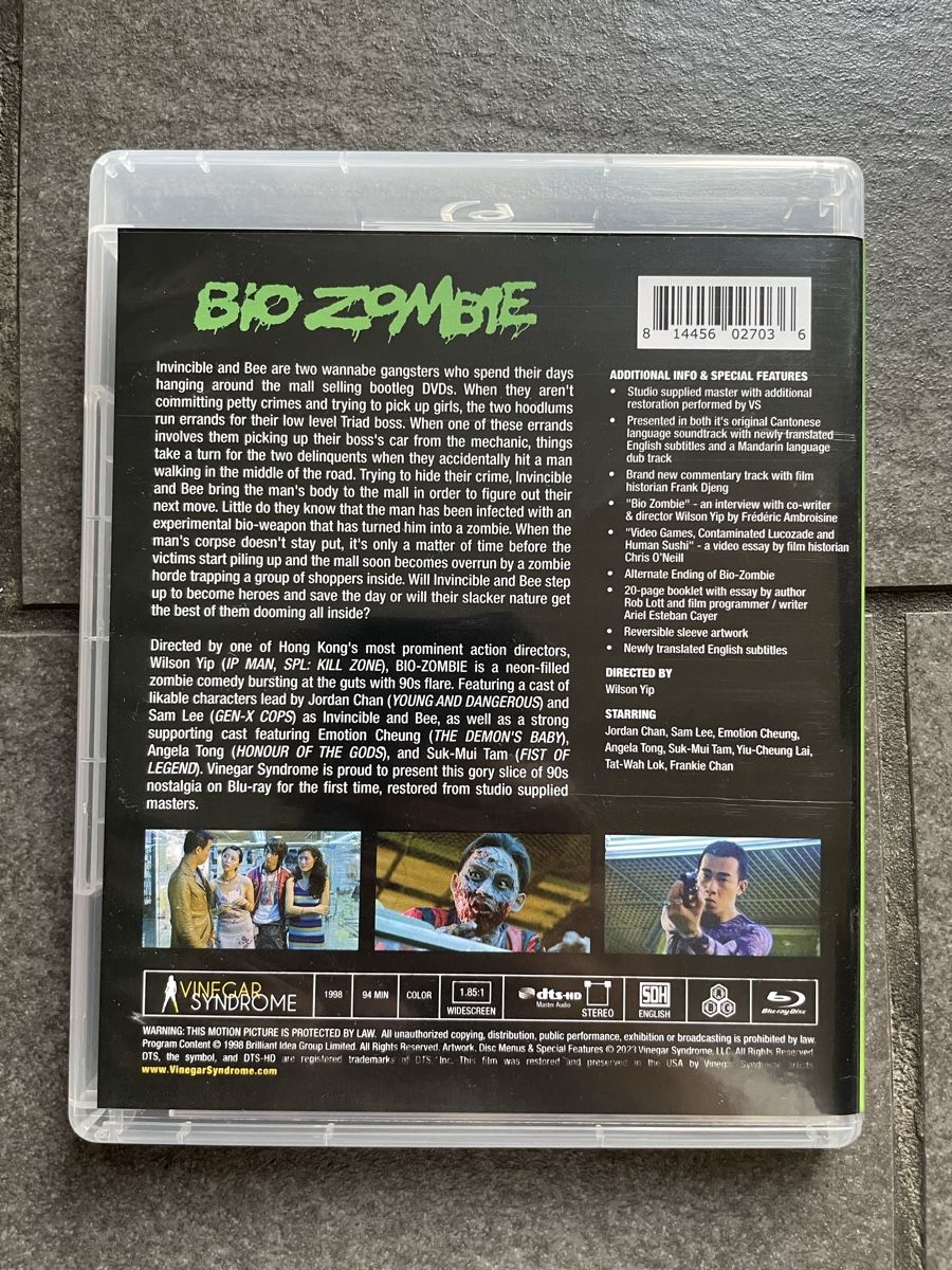 Alle DVDs: Bio Zombie Blu-Ray Vinegar Syndrome – Gebraucht aus Zürich von cENS0R 3