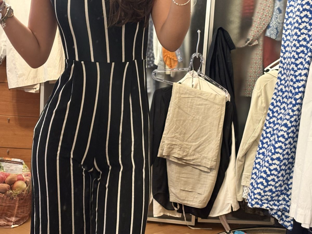 Bershka Jumpsuits: Jumpsuit schwarz weiss gestreift – Gebraucht aus Zürich von ric_r96d 4