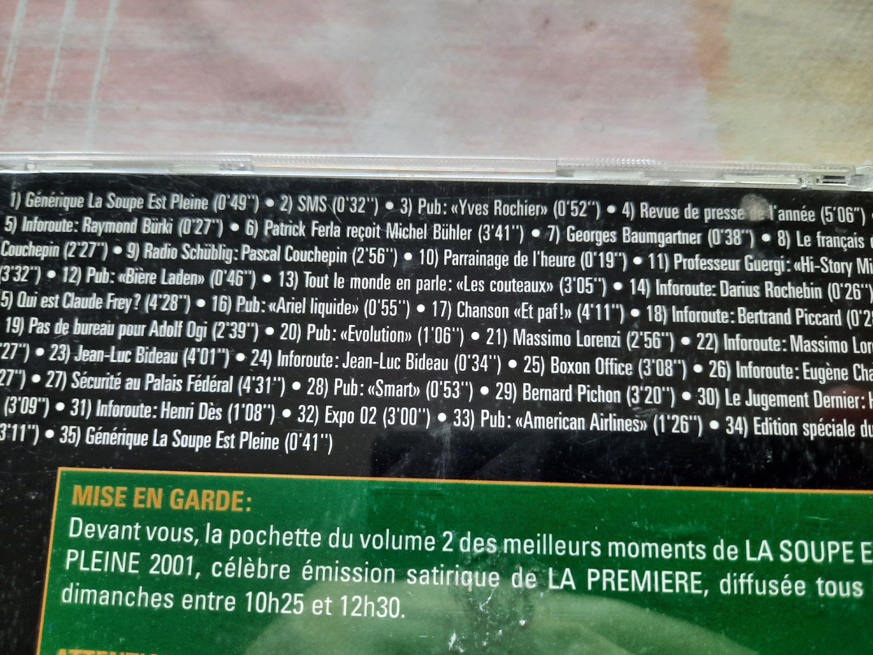 CDs: Cd La soupe est pleine - Volume 2  – Gebraucht aus Pully von bro_n52j 3