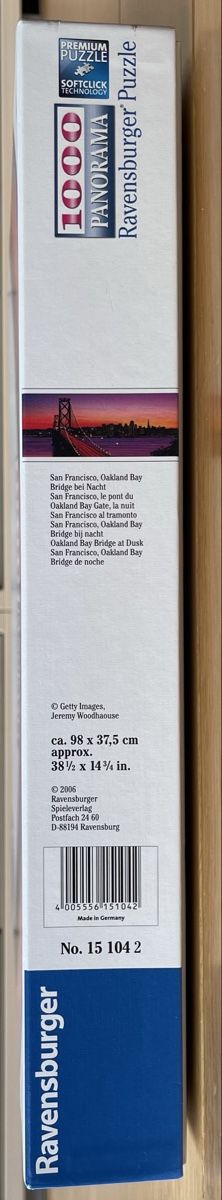 Ravensburger Puzzles: Ravensburger Puzzle 1000 Teile San Francisco – Gebraucht aus Glattfelden von Schmoni18 1