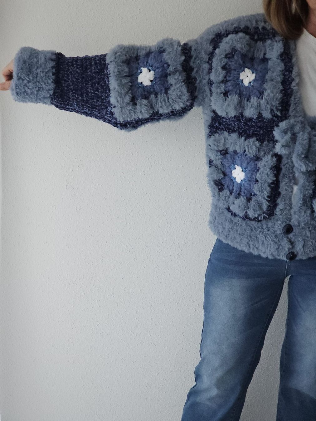 Giacche: CARDIGAN HANDMADE OVERSIZE EN FOURRURE – Nuovo e nell'imballaggio originale da Camorino venduto da JPHANDMADE1 3