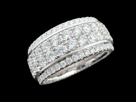 Brillanten 6.8ct Ring 18k Weissgold Grösse 58/59 *S2230