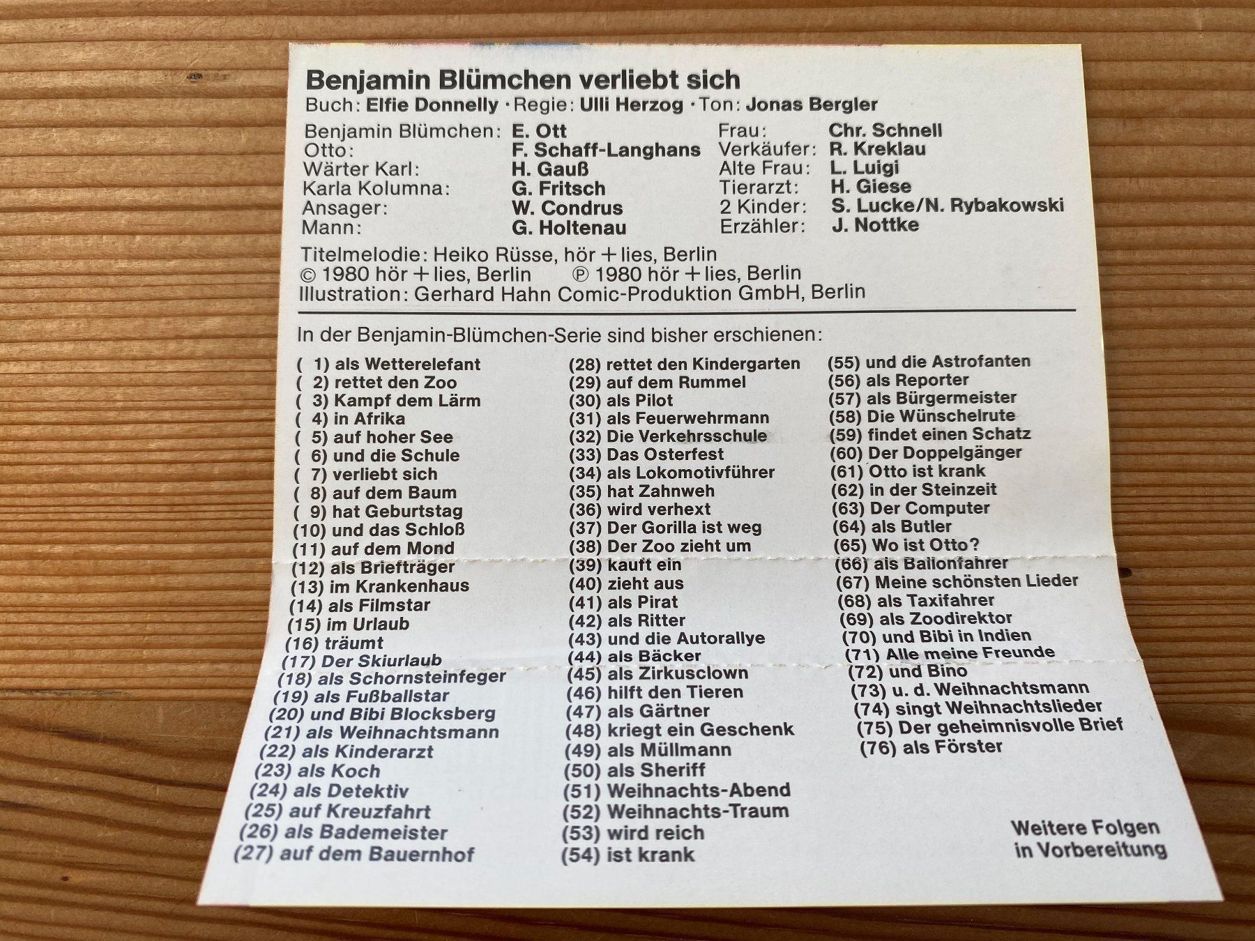 Musicassette: Kassette – Benjamin Blumchen (7) – Usato da St.Gallen venduto da kingsamas 4