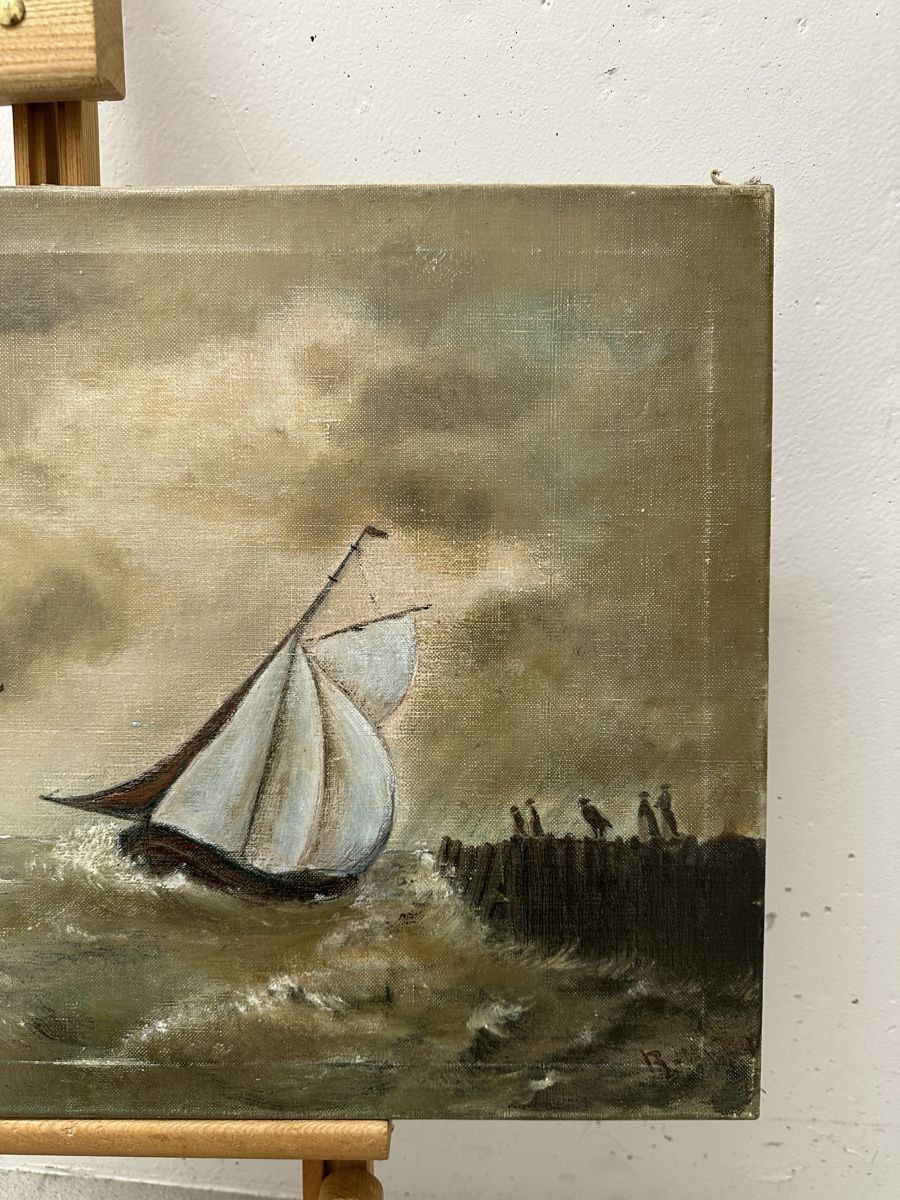 Dipinti: Gemälde See Meer Segelboote – Usato da Ebikon venduto da Gaenggeliwaar 3