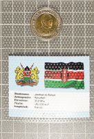 20 Shilling Kenia 1988 Bimetall im Blister Beschrieb - neu
