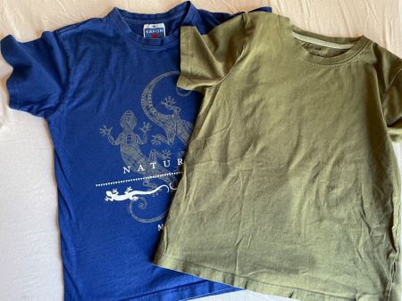 2 T-Shirts, Gr. 134 -140