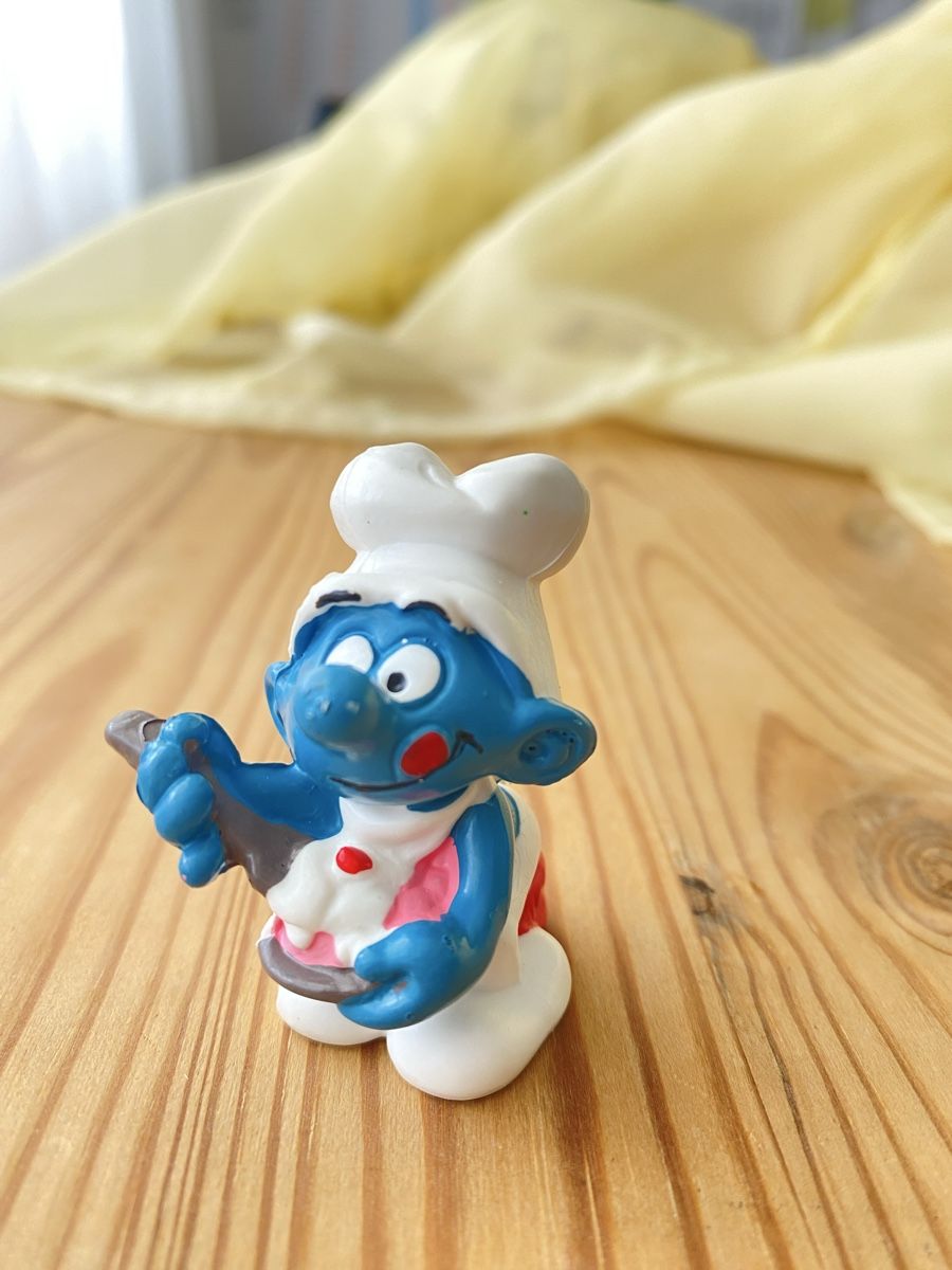 Schleich Statuette: Schlumpf Tortenbäcker – Usato da Fehraltorf venduto da Marian4