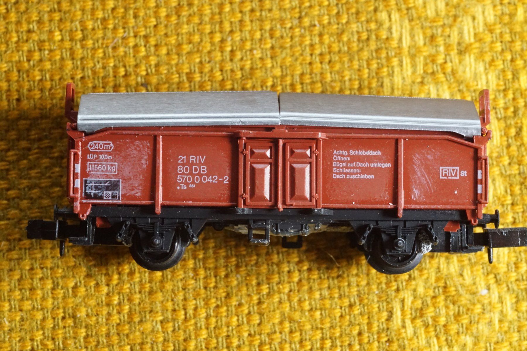 Arnold Modellini di ferrovie: Schiebedachwagen Spur N – Usato da Gränichen venduto da iknow 2