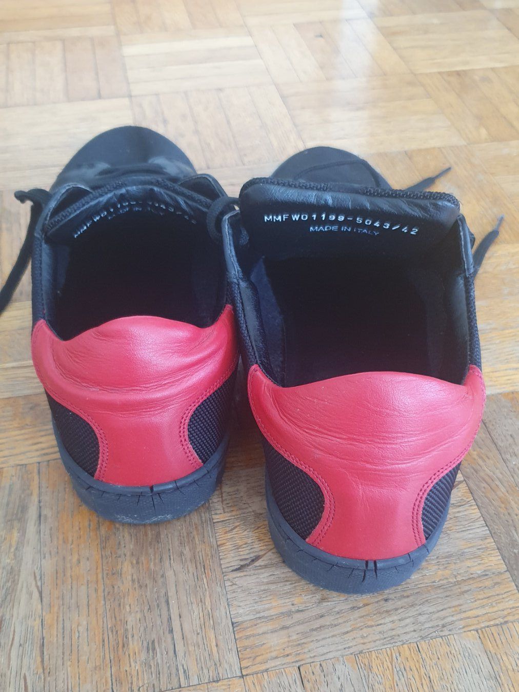 Herrenschuhe: ANTONY MORATO Sneaker, Schwarz/Rot, Gr. 42 – Gebraucht aus Zürich von Kadija6 3