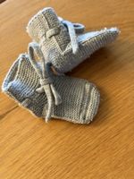 Hvid Babyschuhe/Finken 0-6 Monate grau