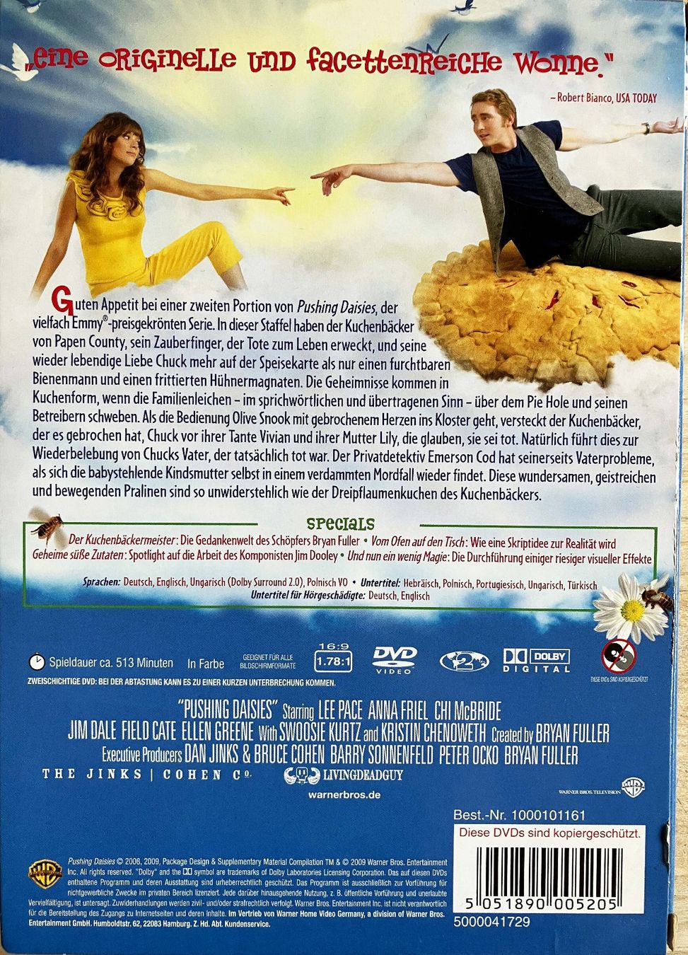 Tutti i DVDs: Pushing Daisies – Staffel 1 + 2 – Usato da Richterswil venduto da Nathan_adler 3